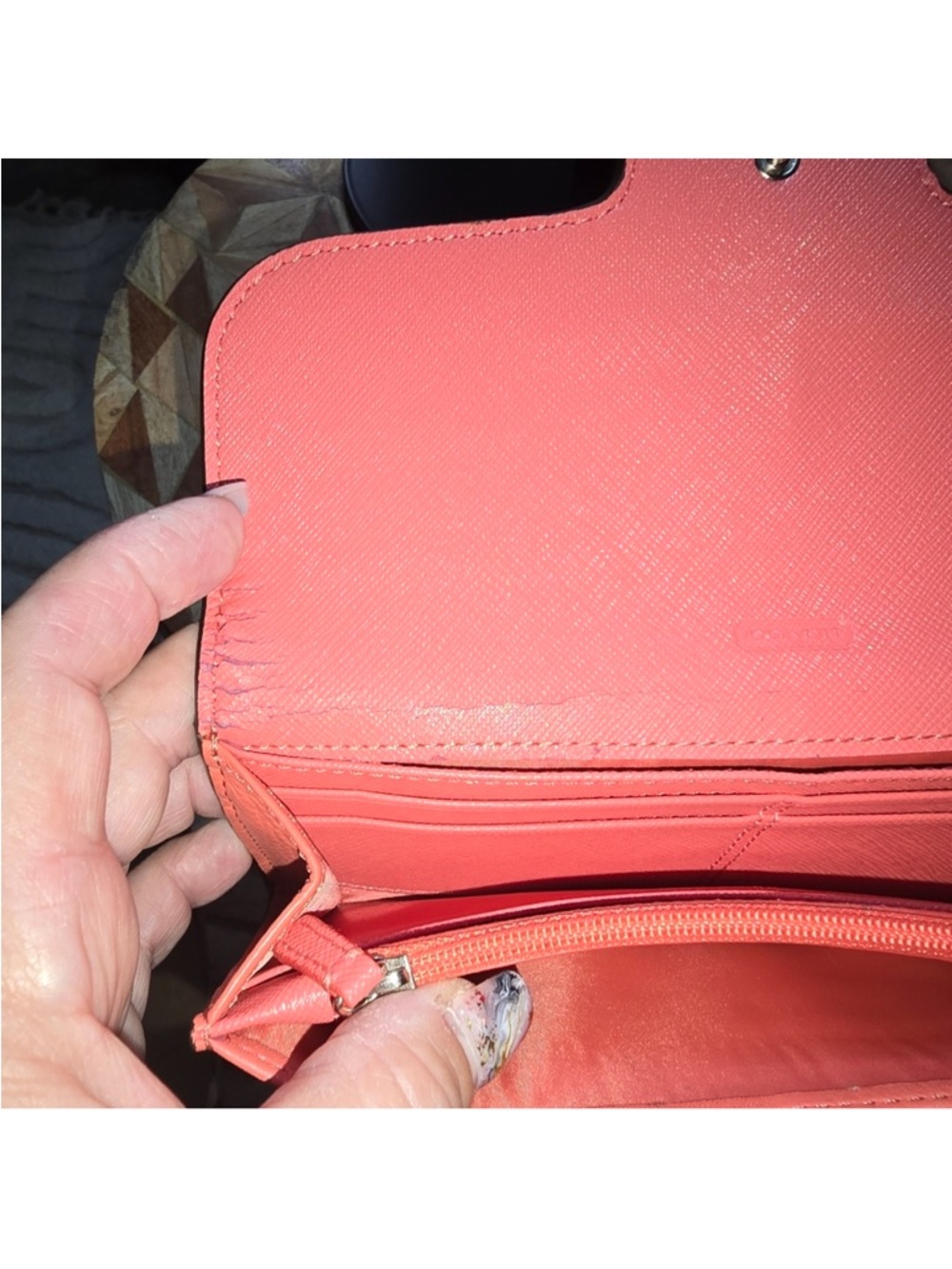 Coach Coral Taylor Slim Envelope Wallet - Picture 9 of 12